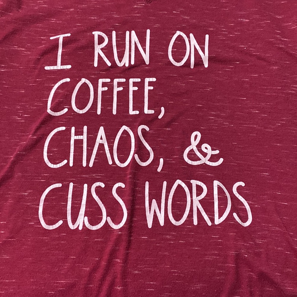 A fun pinkish maroon shirt!